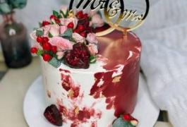 Торт на рубиновую годовщину свадьбы