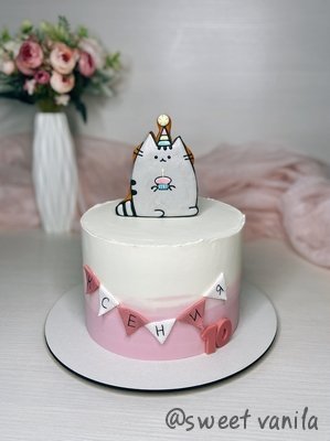 Детский торт кот Пушин