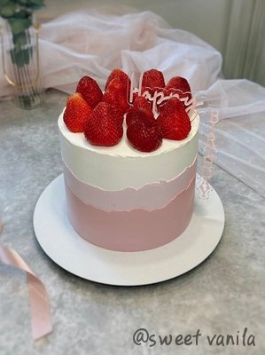 Торт с ягодами на День рождения